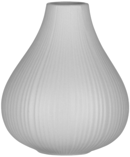 Ardesto Vase Lucca, 13х15.5cm, porcelain, gray