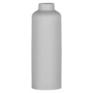 Ardesto Vase Liguria, 8х22.7cm, porcelain, gray