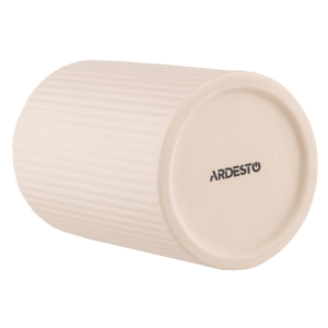 Ardesto Vase Savona, 8x15cm, porcelain, beige