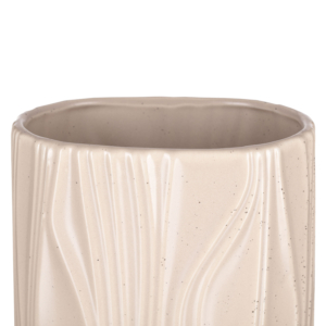 Ardesto Vase Liguria, 12.2x24cm, porcelain, yellow