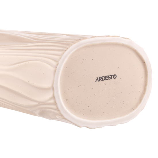 Ardesto Vase Liguria, 12.2x24cm, porcelain, yellow