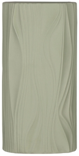 Ardesto Vase Liguria, 12.2x24cm, porcelain, green