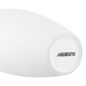 Ваза Ardesto Siena, 7х23см, фарфор, белый