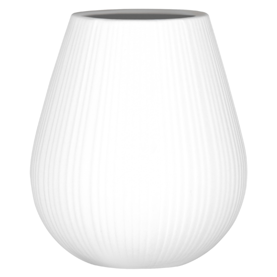 Ardesto Vase Olbia, 12.5х14cm, porcelain, white