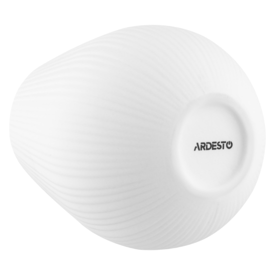 Ardesto Vase Olbia, 12.5х14cm, porcelain, white