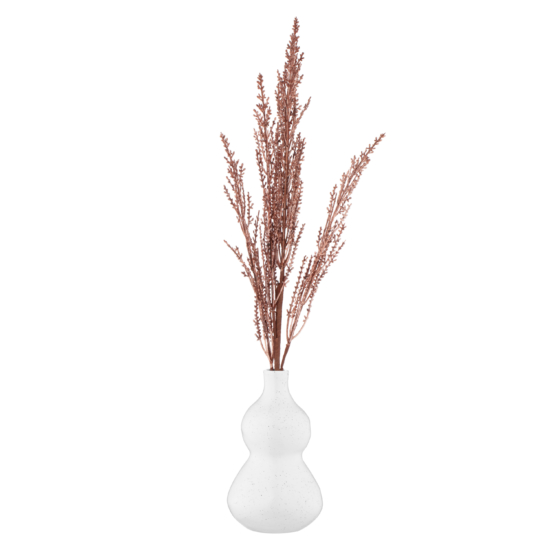 Ardesto Vase Umbria, 9х14.8cm, porcelain, white