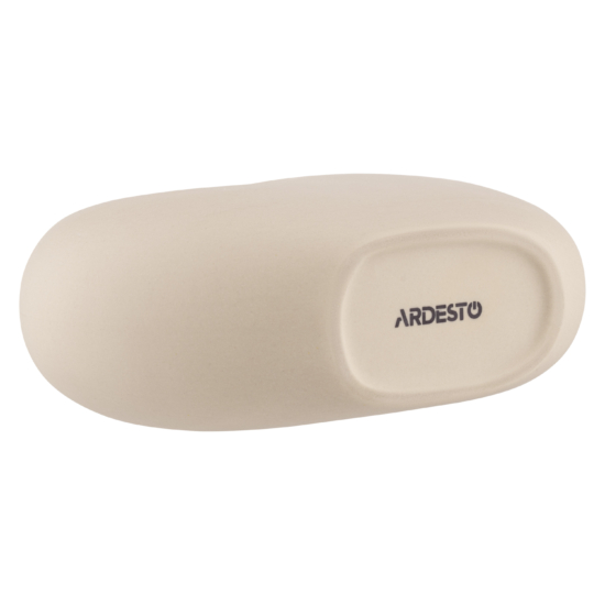 Ваза Ardesto Capri, 14х12см, порцеляна, бежевий
