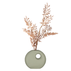 Ваза Ardesto Capri, 14х12см, фарфор, зеленый