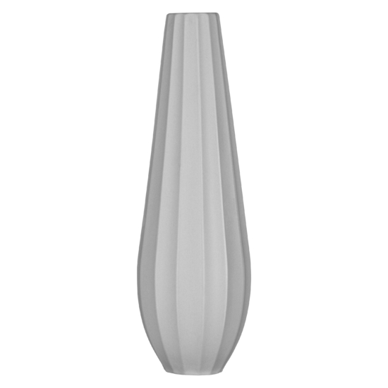 Ardesto Vase Molize, 8.5х27.5cm, porcelain, gray