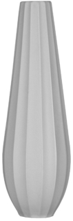 Ardesto Vase Molize, 8.5х27.5cm, porcelain, gray