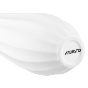 Ваза Ardesto Molize, 8.5х27.5см, порцеляна, білий