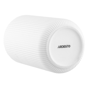 Ardesto Vase Cremona, 10х15.1cm, porcelain, white