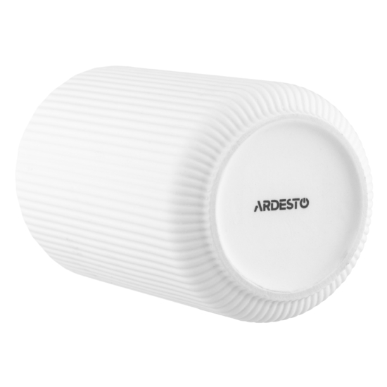 Ardesto Vase Cremona, 10х15.1cm, porcelain, white