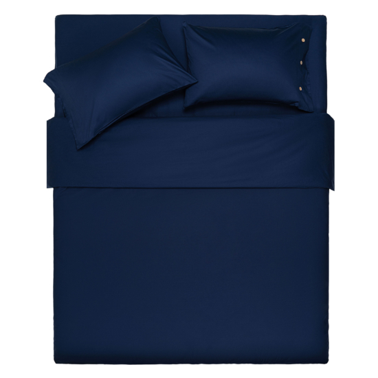 Ardesto Bedding set 2.0 Mix&Match, sateen, duvet cover 200x220cm, bed sheet 240х260cm, pillowcases (2) 50x70cm, 100% cotton, blue