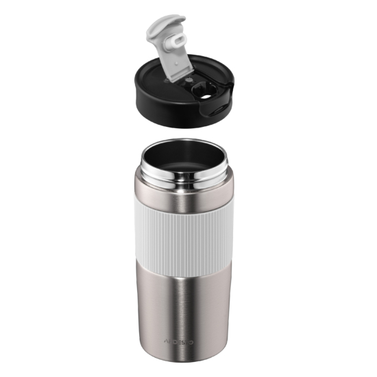 Ardesto Travel mug Comfort 450ml, stainless steel, grey