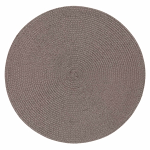 Килимок сервірувальний Ardesto 38см, поліпропілен, кругла, коричневий