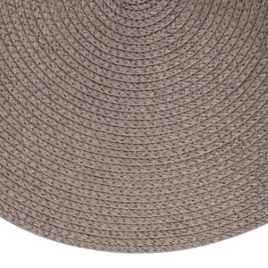 Килимок сервірувальний Ardesto 38см, поліпропілен, кругла, коричневий