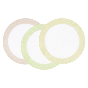 Ardesto Serving mat, 38cm, PP, round, white-beige
