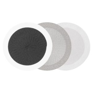 Ardesto Serving mat, 38cm, PP, round, gray