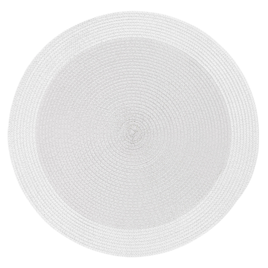 Килимок сервірувальний Ardesto 38см, поліпропілен, кругла, сірий