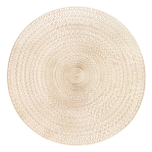 Килимок сервірувальний Ardesto, 38см, ПВХ, кругла, золотистий