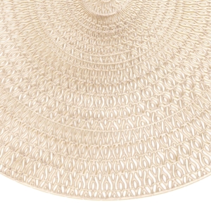 Килимок сервірувальний Ardesto, 38см, ПВХ, кругла, золотистий