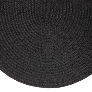 Килимок сервірувальний Ardesto, 45х30см, поліпропілен, овальна, чорний