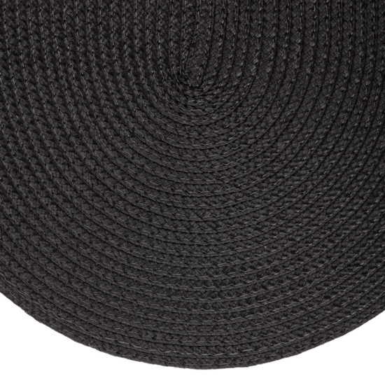 Килимок сервірувальний Ardesto, 45х30см, поліпропілен, овальна, чорний