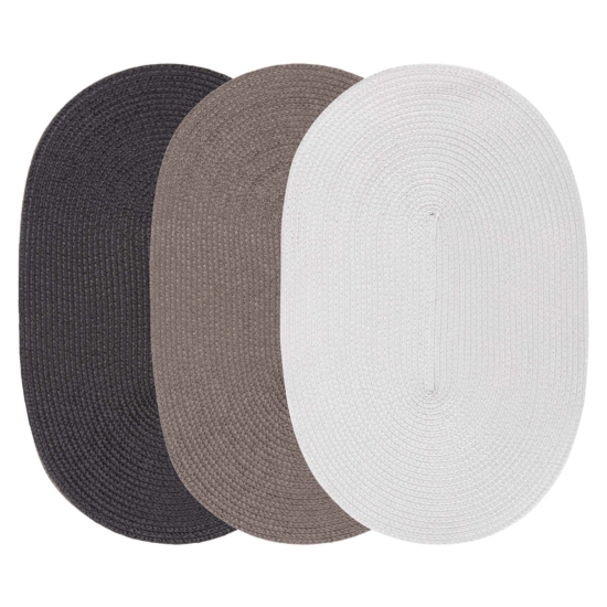 Килимок сервірувальний Ardesto, 30х45см, поліпропілен, овальна, коричневий