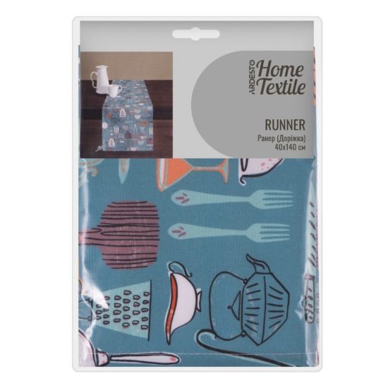 Ardesto Runner Cookery 40х140cm, 90% polyester, 10% cotton
