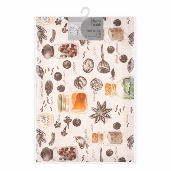 Ardesto Serving napkin set Spice, 30х45cm, 2pcs, 90% polyester, 10% cotton