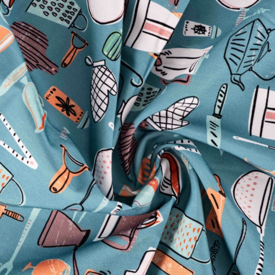 Скатертина Ardesto Cookery 140х180см, 90% поліестер, 10% бавовна