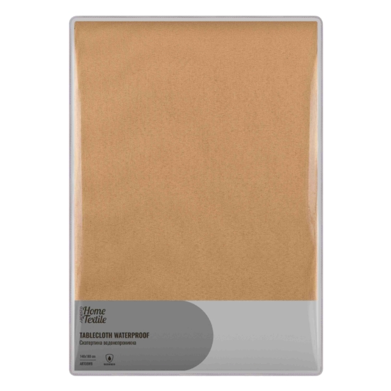 Ardesto Tablecloth Waterproof 140х180cm, 100% polyester, beige