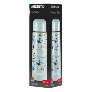 Термос Ardesto Magic 500мл, нержавеющая сталь, серый