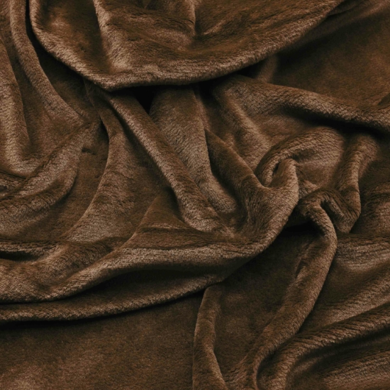 Ardesto Flannel blanket 160х200cm, 100% polyester, brown