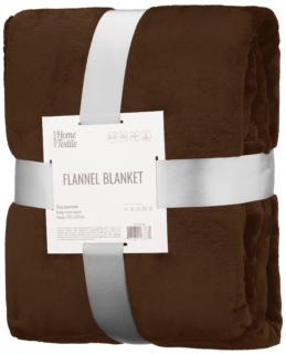 Плед Ardesto Flannel 160х200см, 100% полиэстер, коричневый