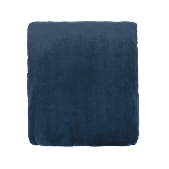 Плед Ardesto Flannel 200х220см, 100% полиэстер, синий темный