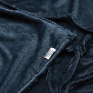 Плед Ardesto Flannel 200х220см, 100% полиэстер, синий темный