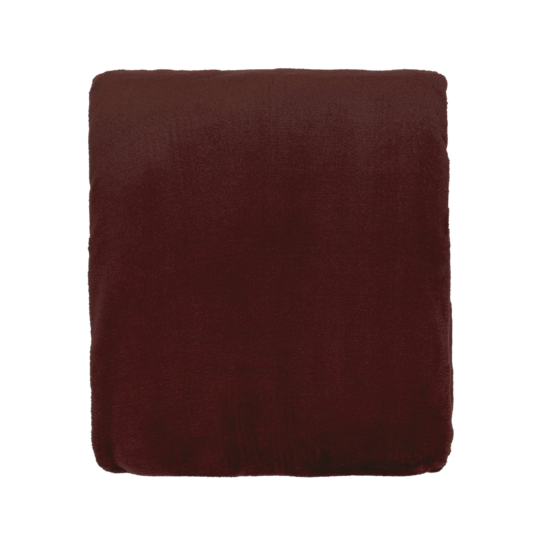 Плед Ardesto Flannel 200х220см, 100% поліестер, бургунді