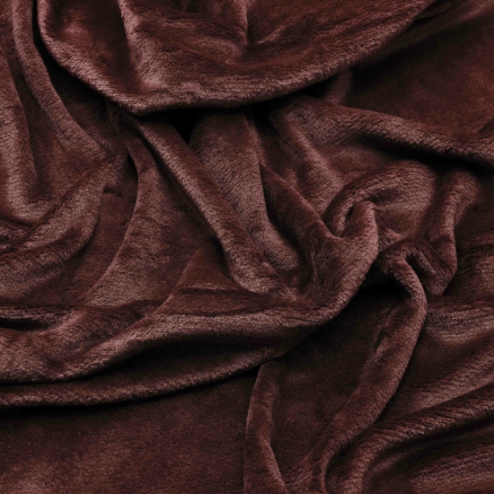 Плед Ardesto Flannel 200х220см, 100% поліестер, бургунді