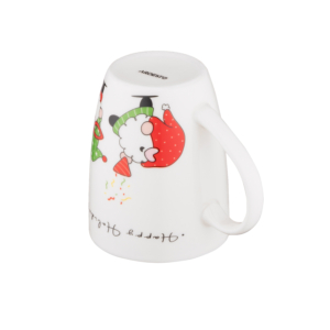 Чашка Ardesto Christmas Gnomes, 350мл, фарфор