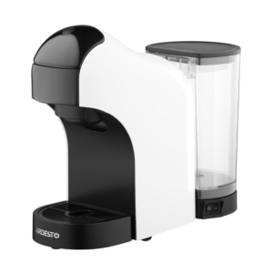 Кавоварка Ardesto капсульна, 0.9л,  капсули Nespresso, Nescafe Dolce Gusto, мелена кава, сенсорне керування, білий