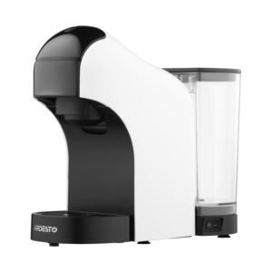 Кавоварка Ardesto капсульна, 0.9л,  капсули Nespresso, Nescafe Dolce Gusto, мелена кава, сенсорне керування, білий