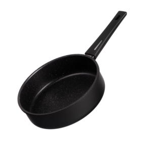 Ardesto Open Deep Frypan with lid Gemini Gourmet Andria, 24cm, aluminium, black
