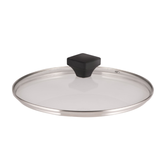 Ardesto Open Deep Frypan with lid Gemini Gourmet Andria, 24cm, aluminium, black