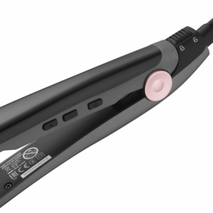 Ardesto Hair straightener Pink Touch, 32W, 110-200C, ceramics, gray+pink