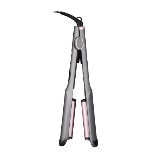 Плойка для завивки волос Ardesto Pink Touch, 55Вт, 100-200C, керамика, серый+розовий