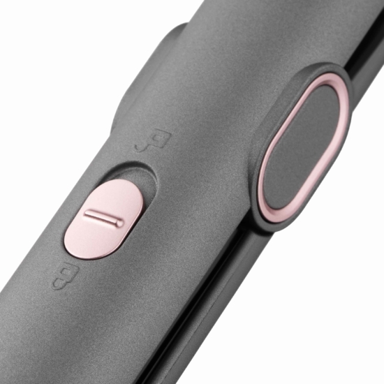 Плойка для завивки волос Ardesto Pink Touch, 55Вт, 100-200C, керамика, серый+розовий