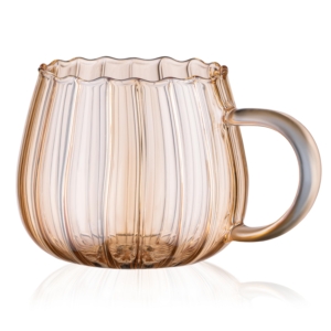 Ardesto Mug set with handles Golden Moon 350ml, 2pcs, borosilicate glass, transparent