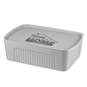 Ящик з кришкою для зберігання ARDESTO 45.5х31х14см, 13л, пластик PP, сірий